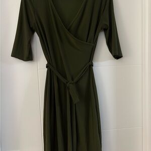 Lyss Loo Deep Green Long Sleeve Dress